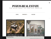 Tablet Screenshot of pozosrealty.com